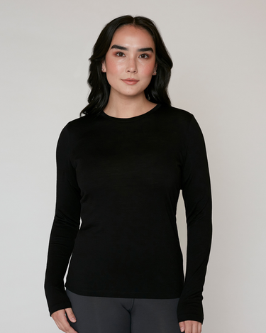 The Merino Wool Long-Sleeve Crewneck Undershirt